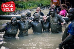 My team mates after the muddy dunk
